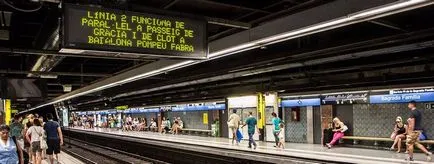 Метро Барселони (квиток вставляєте пристрій) метро Барселони