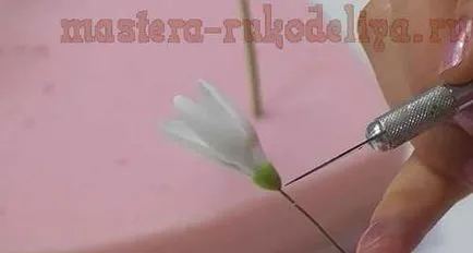 Майсторски клас на керамични цветя букет от кокичета
