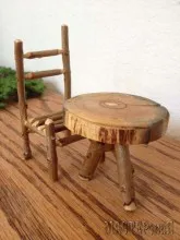 Miniaturale grădini mobilier în miniatură, macterskaya