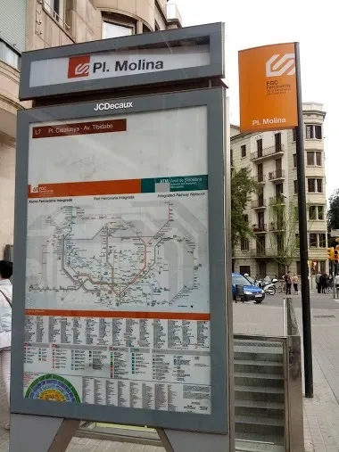 Метро Барселони (нього квиток вставляєте) метро Барселони