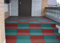 пълнене каучук етаж