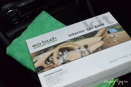 Set ecologic auto-cosmetice auto ecotouch, kit de îngrijire auto