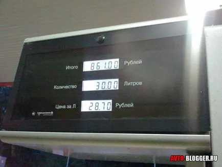 Underfill на бензиностанцията, avtoblog