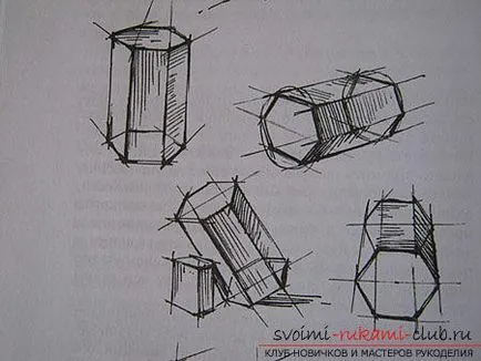 Normál rajz geometriai formák kezdőknek lehetővé teszi, hogy megszerezzék a szükséges készségeket, hogy