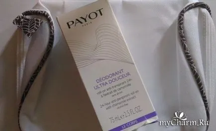 Много ефективен дезодорант от Payot група от грижа за кожата