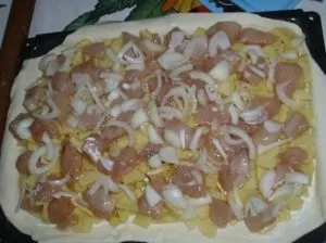 Pite csirke burgonyával leveles tészta recept 40 perc alatt