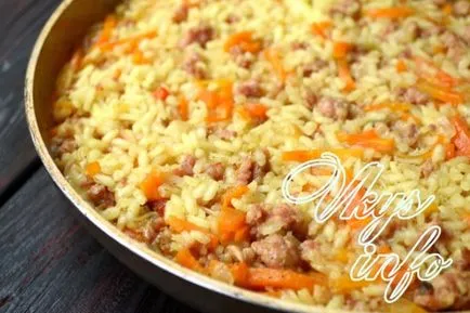 Pilaf hússal recept képpel