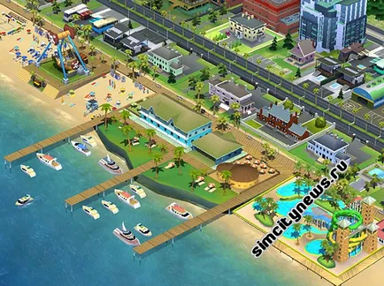 Beach допълнение към SimCity buildit, новини SimCity