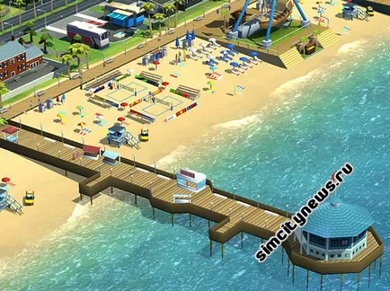 Beach допълнение към SimCity buildit, новини SimCity