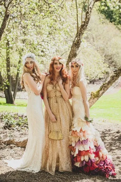 Bridesmaids в Boho стил