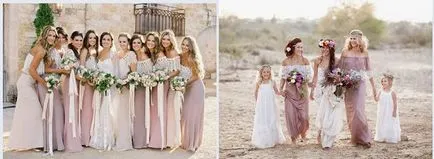 Bridesmaids в Boho стил