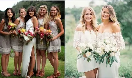 Bridesmaids в Boho стил