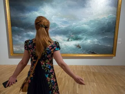 Descendenții Aivazovsky l-au văzut pentru prima dată în Sankt-Petersburg, „The Wave al IX-lea“ și „val“