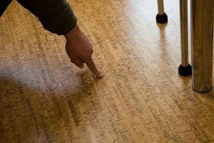 Cork a földön - az érvek és ellenérvek a parafa padló szerelési és javítási saját kezét, gondoskodás