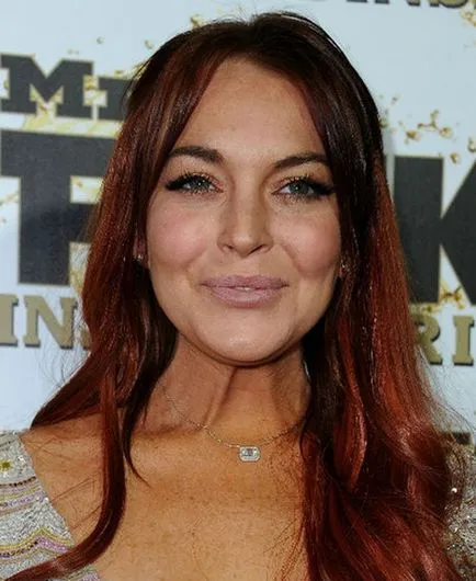 Coafuri Lindsay Lohan de la blonda la bruneta si inapoi