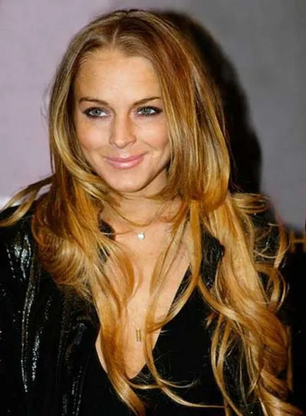 Coafuri Lindsay Lohan de la blonda la bruneta si inapoi