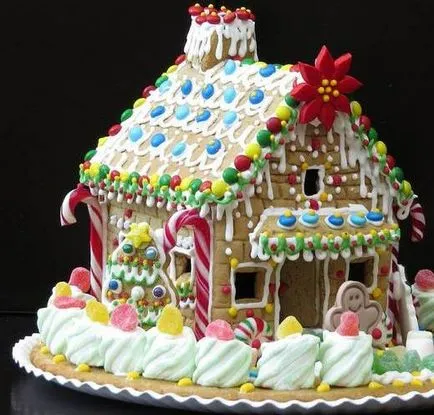 Gingerbread къща рецепта с стъпка по стъпка снимка 2017