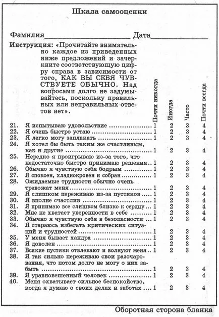 Психологически материали - самодиагностика техника з