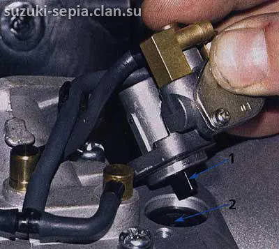 Ремонт системи харчування скутера - суміш - каталог статей - скутери suzuki sepia (оборотів холостого ходу) Ремонт системи харчування скутера - суміш - каталог статей - скутери suzuki sepia