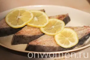 Dori риба печена в рецептата на фурна със снимка