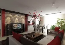 Шпалери в зал 2017 фото модні і сучасні для квартири, ідеї дизайну і поклейки, які поклеїти на