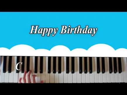 Boldog születésnapot a zongorán