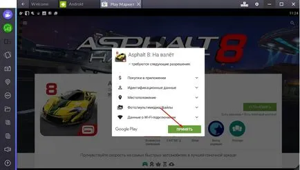 Descarca «asfalt 8 să decoleze“ de pe un computer