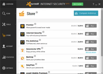 Изтегляне Avast за защита в интернет за вашия компютър