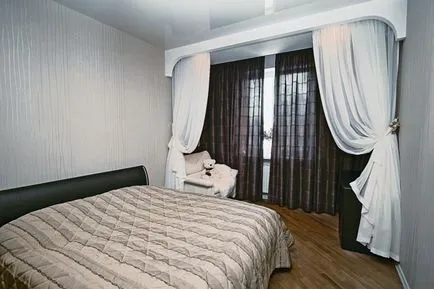 Модерни пердета в спалнята (90 снимки) - модни комбинации, стилни идеи