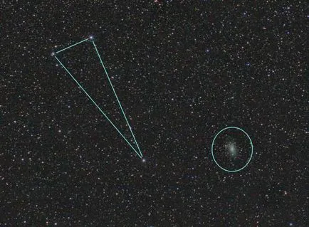 triunghi Constellation și M33 galaxie spirală