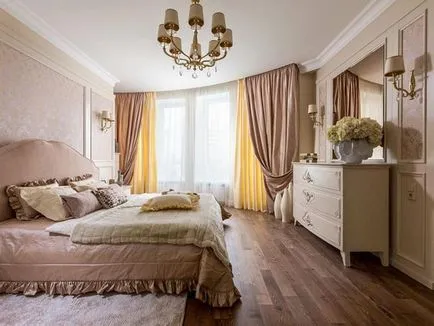 Модерни пердета в спалнята (90 снимки) - модни комбинации, стилни идеи