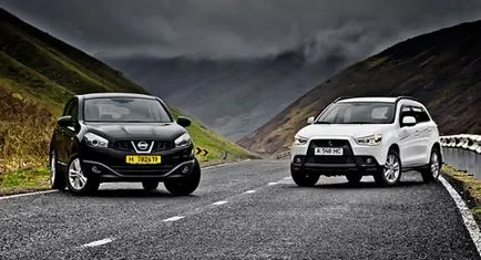 Compara nissan Qashqai și Mitsubishi ASX