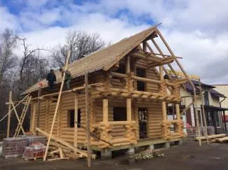 Construcție de case din lemn conform proiectelor si cheie de pret
