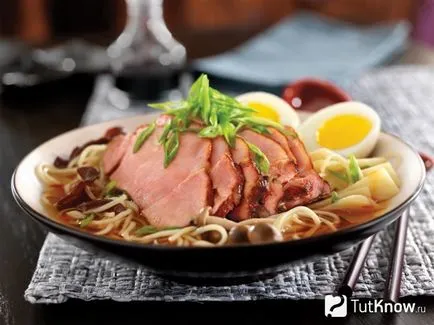 supa Ramen cu reteta de pui alimente japoneză