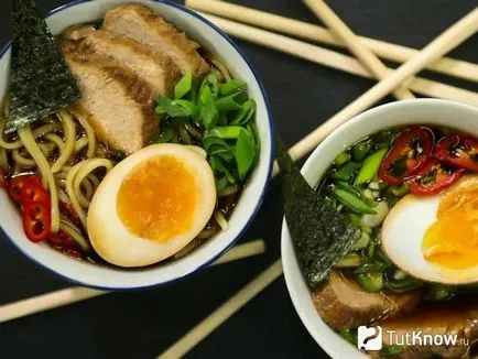 Ramen leves csirke recept japán étel