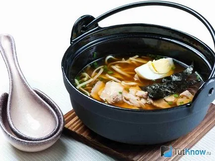 supa Ramen cu reteta de pui alimente japoneză