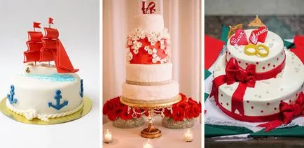 Esküvői piros vitorlák stílusú kép egy fiatal, tervezési elképzelések és tartozékok