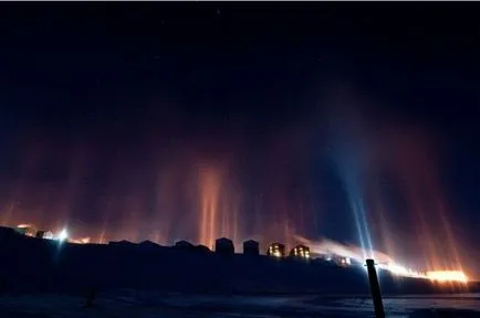 poli de lumină - un fascinant fenomen umkra naturale