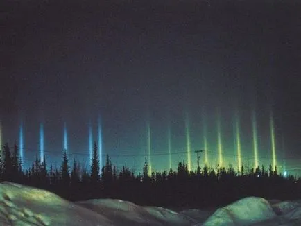 poli de lumină - un fascinant fenomen umkra naturale