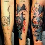 Tattoo absztrakt férfi és női fotókat és népszerű tetoválás minták ebben a stílusban