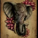 Tattoo Elephant értékek 7, 68 kép és vázlatok a legjobb