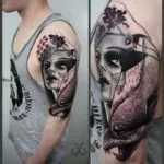 Tattoo absztrakt férfi és női fotókat és népszerű tetoválás minták ebben a stílusban