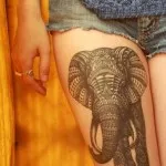 Tattoo Elephant értékek 7, 68 kép és vázlatok a legjobb