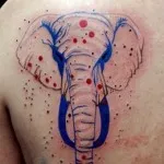 Татуировка Elephant стойности 7, 68, снимки и скици на най-добрите
