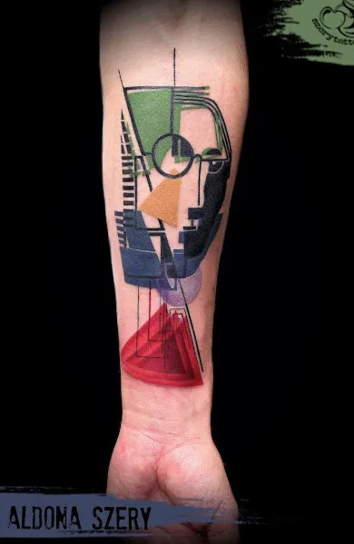 Tatuaje în stil abstract abstractizare tatuaj