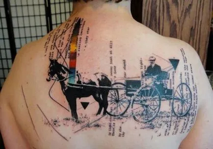 Tattoo absztrakt férfi és női fotókat és népszerű tetoválás minták ebben a stílusban