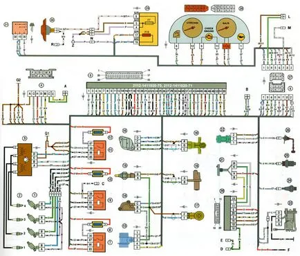 Vezetési motorvezérlő modul (ECM) VAZ-2110, 2111 és 2112