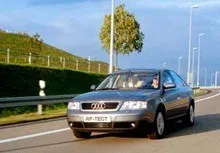 Teszt meghajtó Audi A6 láncreakció