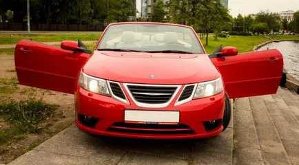 Тест задвижване Saab 9-3 конвертируеми (Saab 9-3 конвертируеми) предница