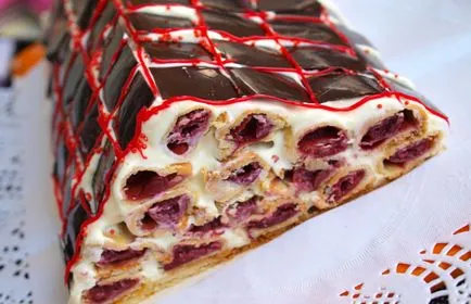 Cake szerzetesi kunyhó recept lépésről lépésre fotók